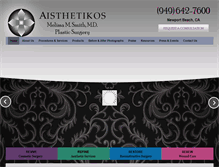 Tablet Screenshot of aisthetikosinc.com